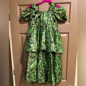 Adire girls dress